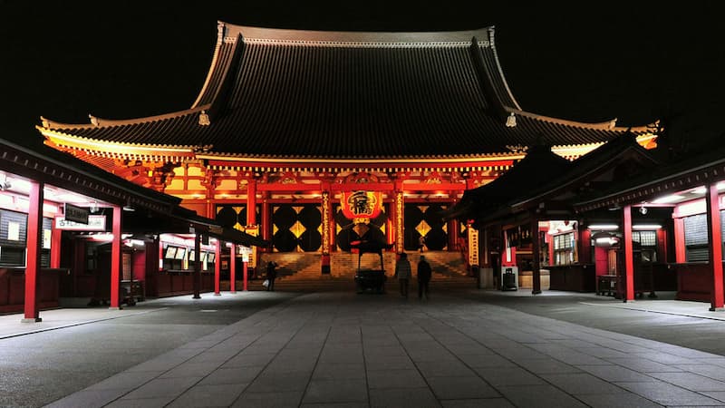 Senjouji Temple in Asakusa Tokyo